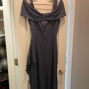 Women’s evening gown or Mother of the Bride/Groom charcoal gray dress - Size 10